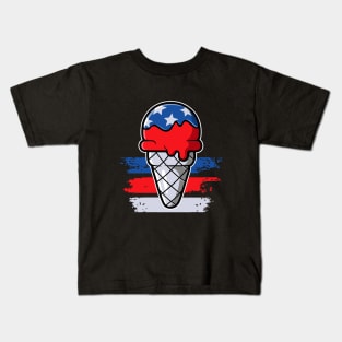 USA Ice Cream Kids T-Shirt